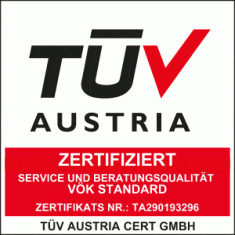 TUEV Zertifikat Austria